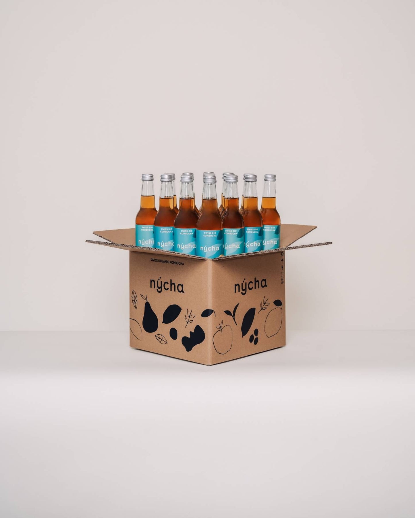 natural kombucha, bio - 16er box