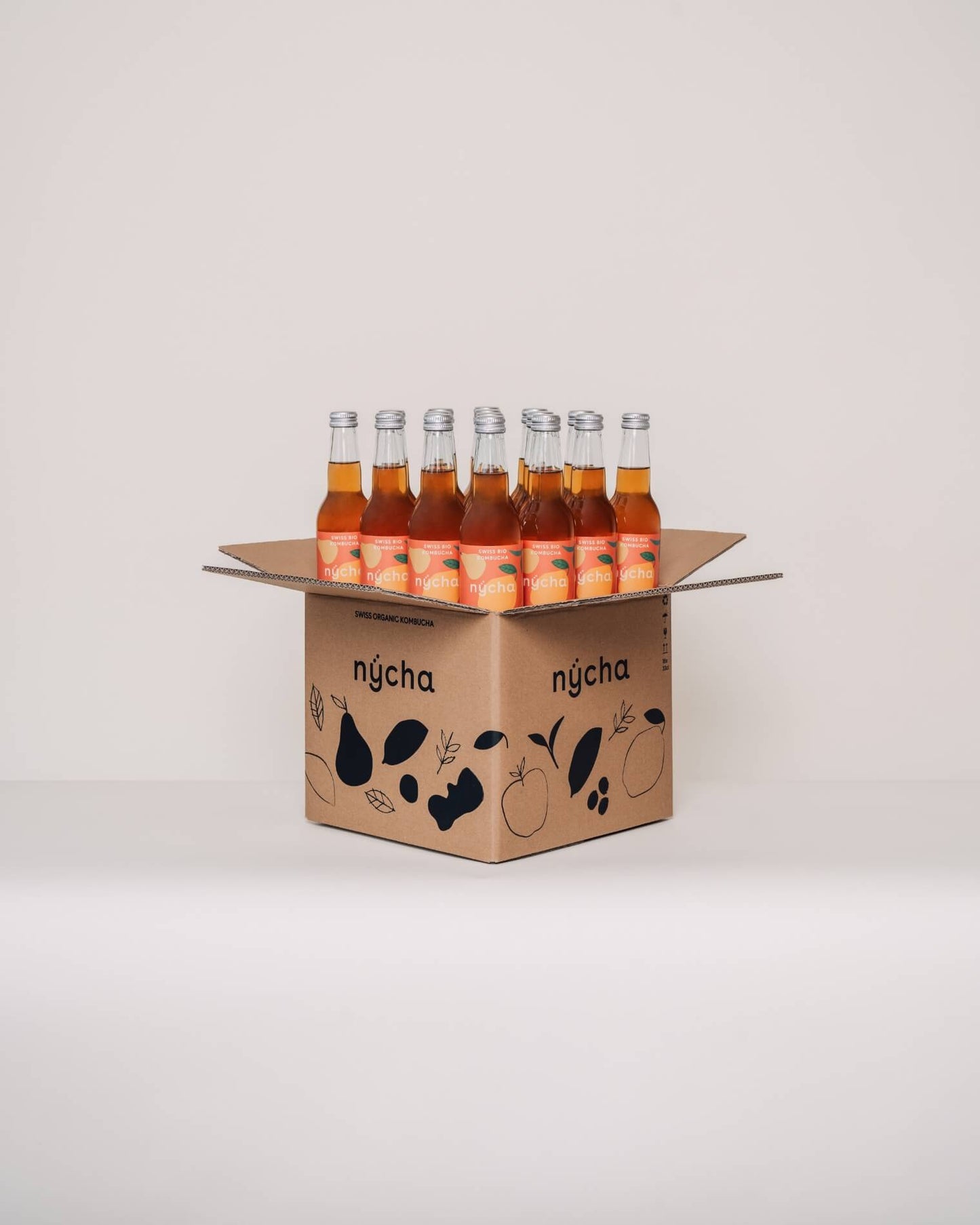 quince pear kombucha, bio - 16er box